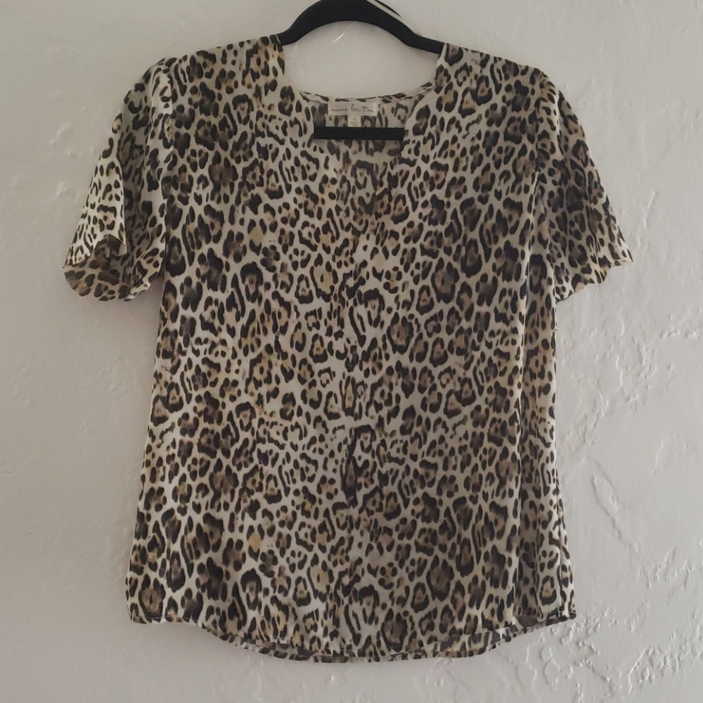 Leopard print blouse